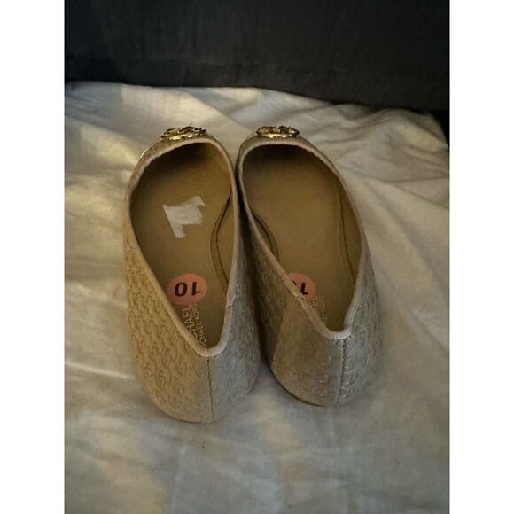 Michael kors MK amanda embossed leather ballet flats - Picture 2 of 9